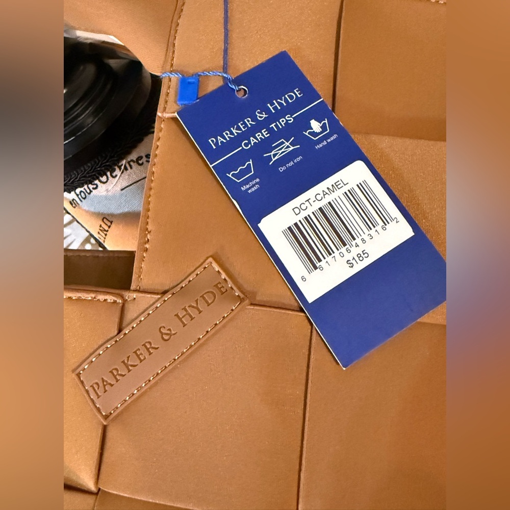 Parker & Hyde Tan Woven Tote Bag
